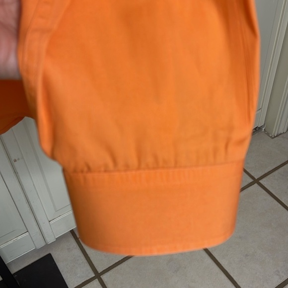 Cinch Men's Button-Down Western Dressy Shirt Solid Orange Size XL Collared - Picture 5 of 12